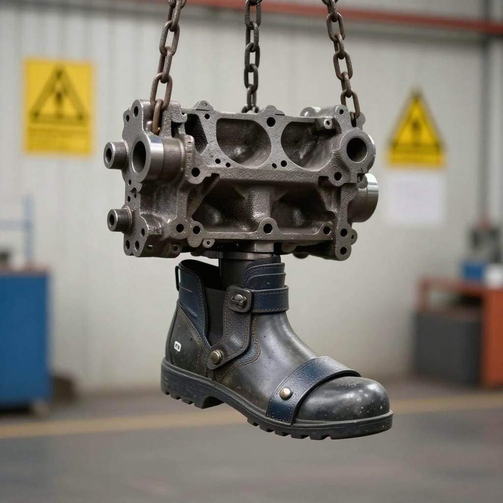 Botas con Protección Metatarsal en la Industria Automotriz: Previniendo Impactos Pesados parte 3