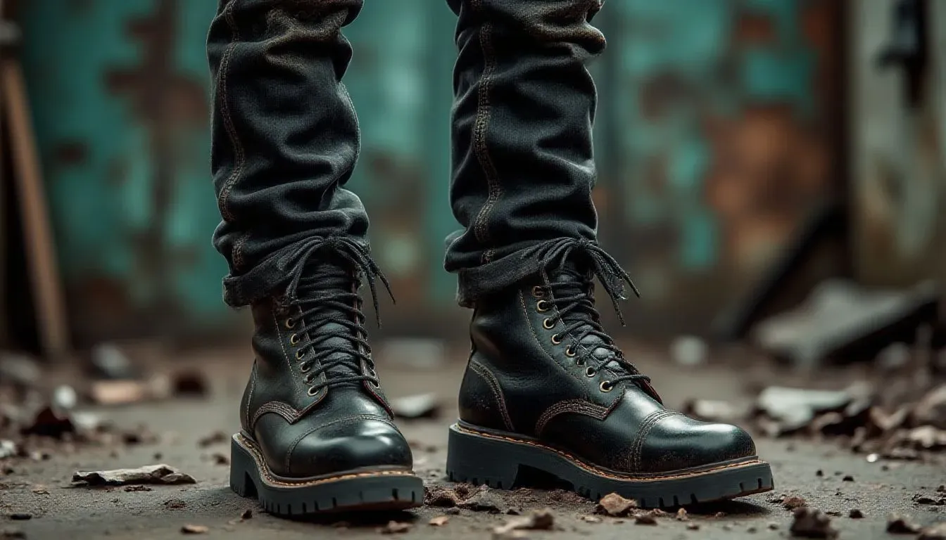 La Metamorfosis Robusta: Las Botas Industriales Como Icono de la Moda Punk