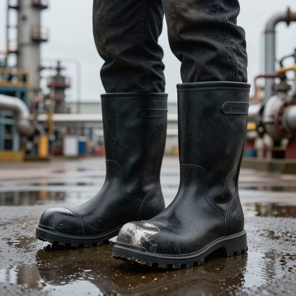 Seguridad Petroquímica: Calzado Resistente a Hidrocarburos y Corrosivos | Velazis.com