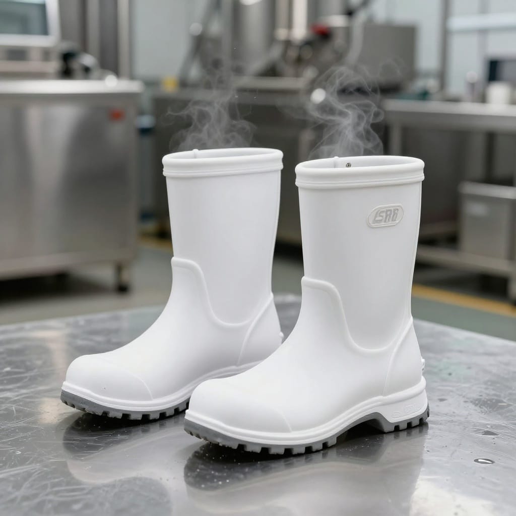 Seguridad en la Industria Alimentaria: Calzado Hidrolavable y Antideslizante