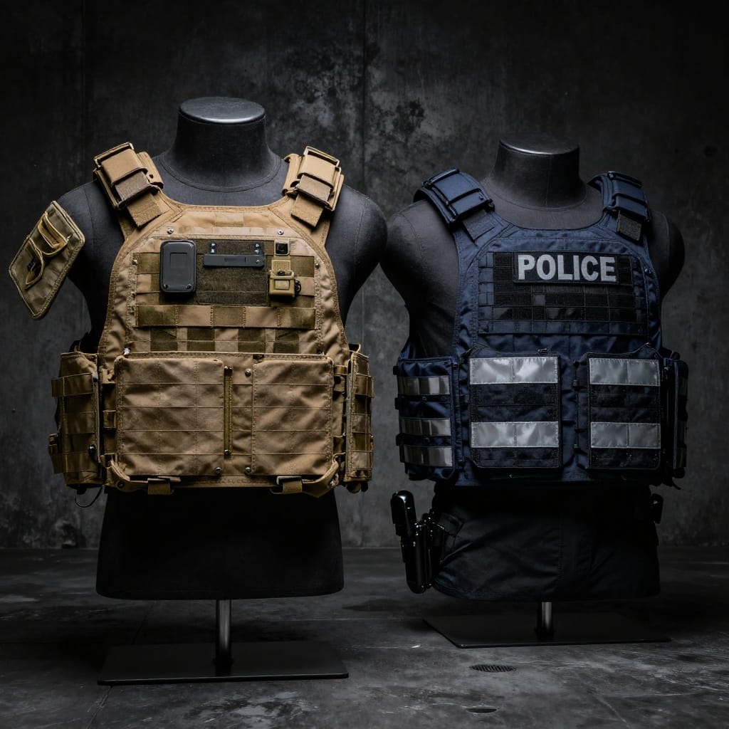 Chalecos Tácticos: ¿Militar o Policial? Guía Técnica de Selección para Jefes de Seguridad bajo Normativa Mexicana