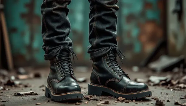 La Metamorfosis Robusta: Las Botas Industriales Como Icono de la Moda Punk