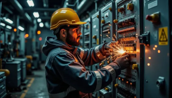 NOM-022-STPS-2015: Guía Esencial para la Seguridad Eléctrica Industrial, Evitando Chispas y Explosiones