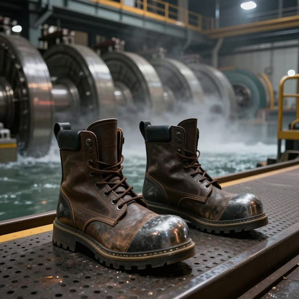 Botas de Protección en el Sector Energético: Casos de Uso en Plantas Hidroeléctricas y Eólicas