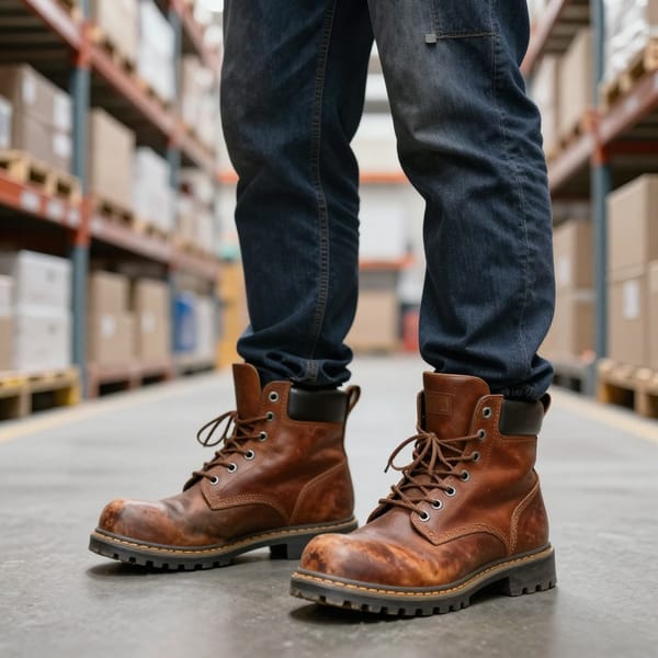 Calzado para Logística y Almacenamiento: Reducción de Fatiga en Centros de Distribución | Velazis.com
