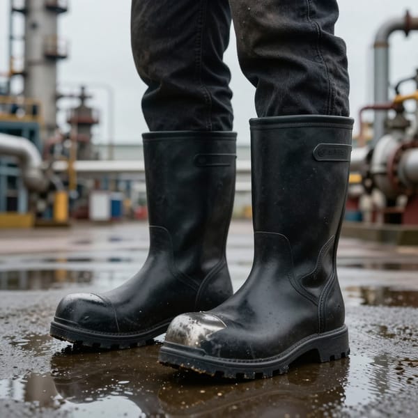 Seguridad Petroquímica: Calzado Resistente a Hidrocarburos y Corrosivos | Velazis.com