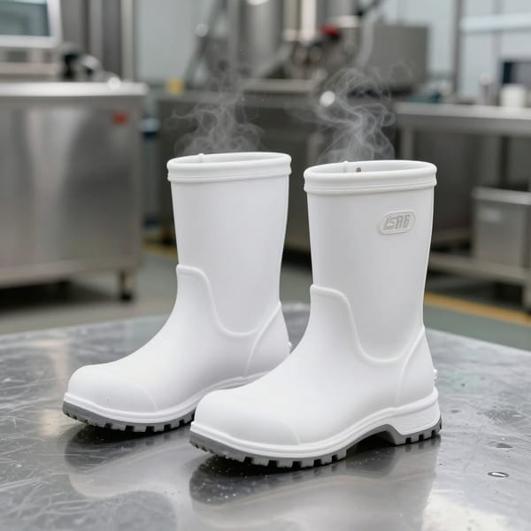 Seguridad en la Industria Alimentaria: Calzado Hidrolavable y Antideslizante